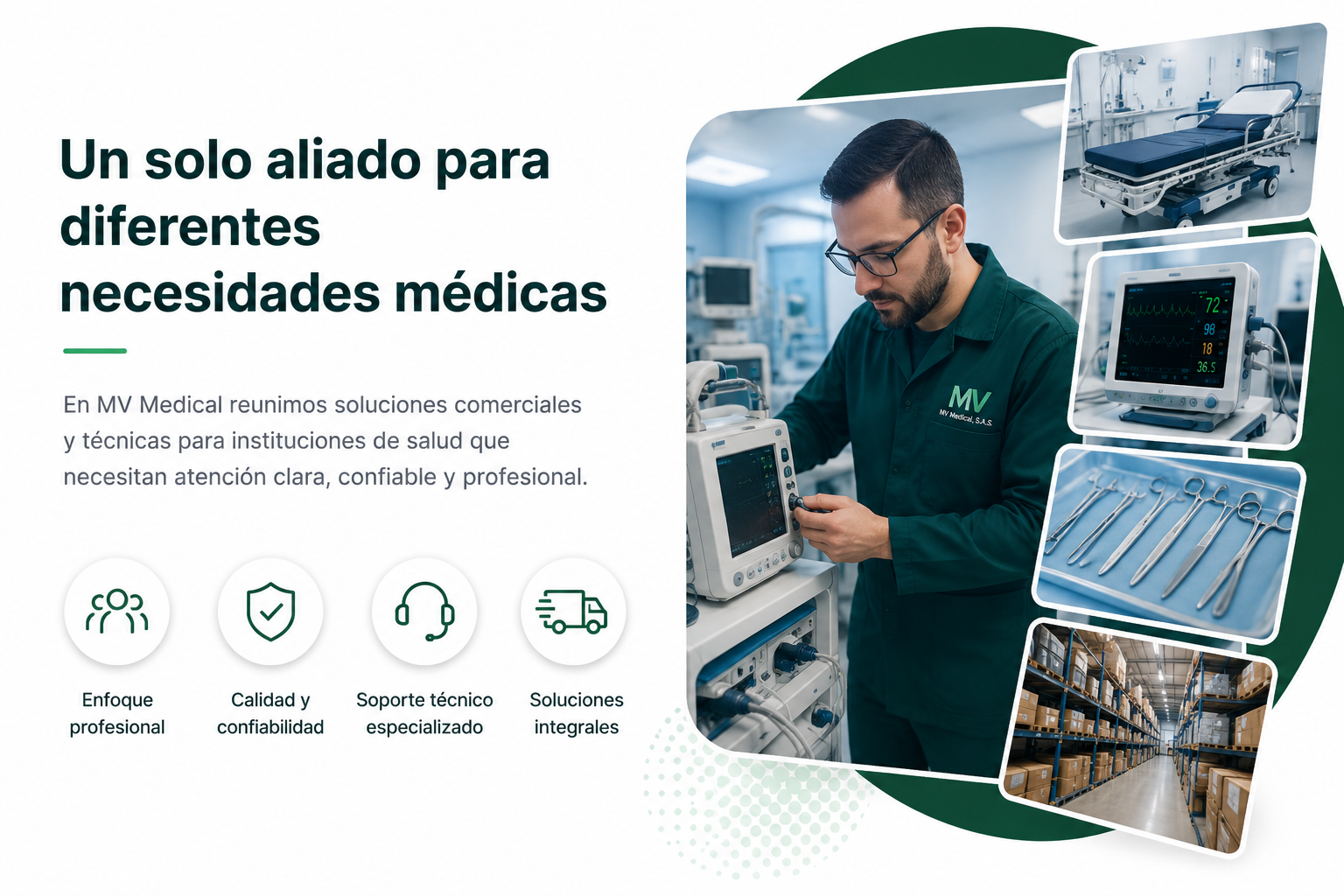 MV Medical como aliado para diferentes necesidades médicas
