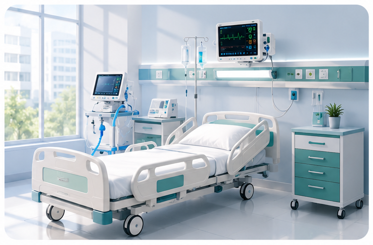 Referencia visual de entorno hospitalario