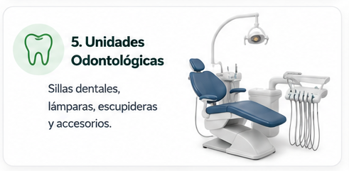 Unidades odontológicas