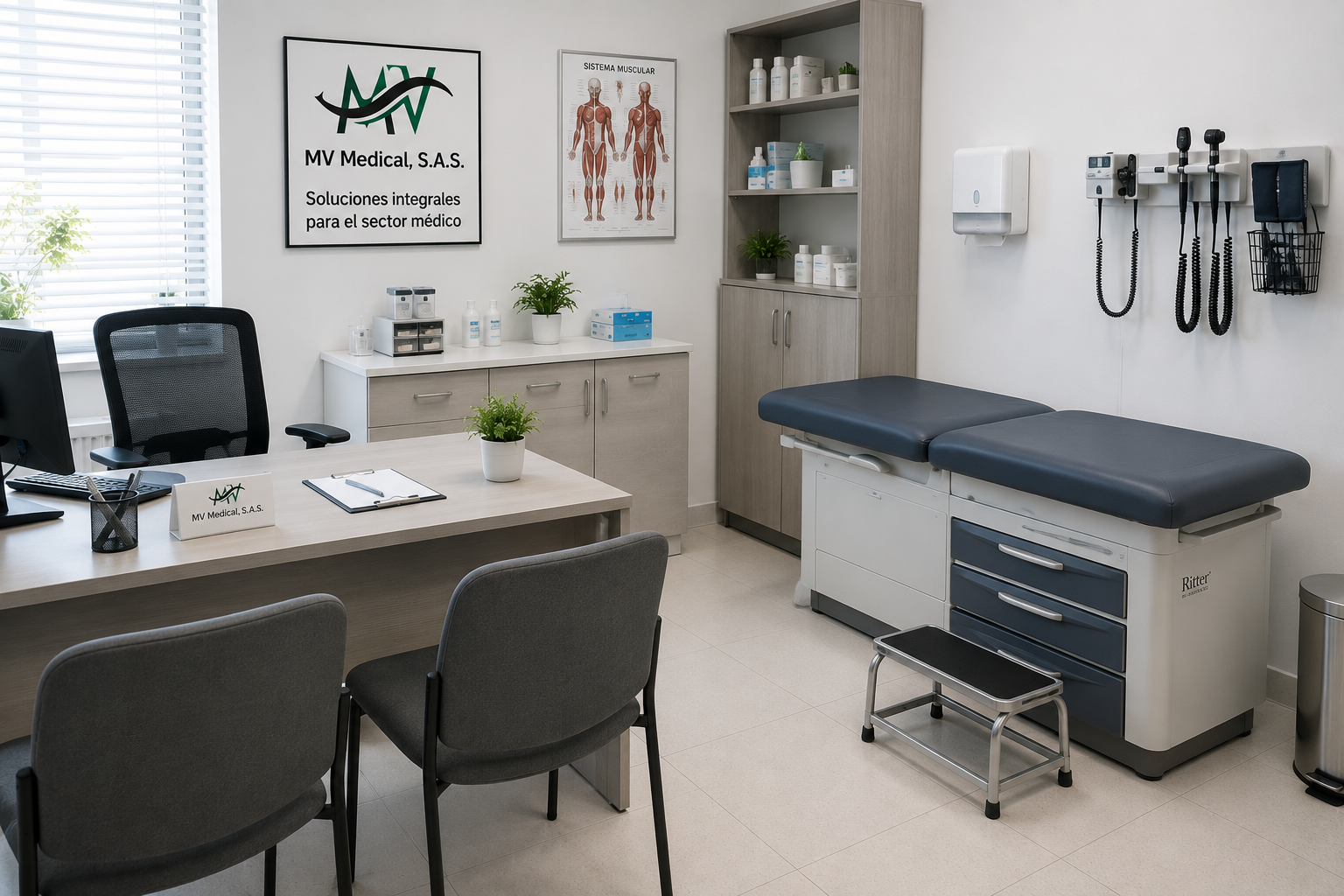 Mobiliario médico hospitalario
